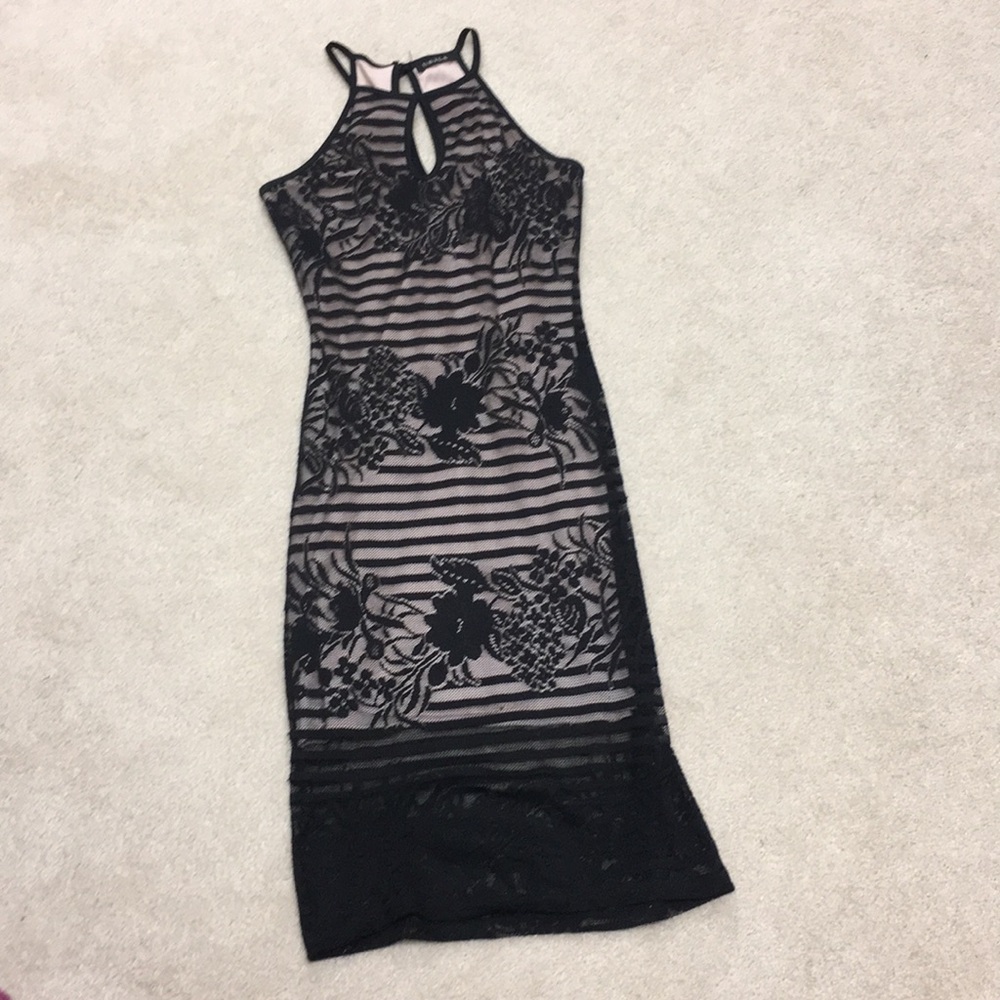 Sexy midi length black dress ❤️